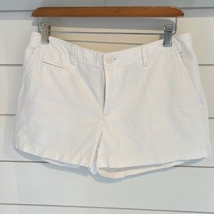 Gap white chino shorts